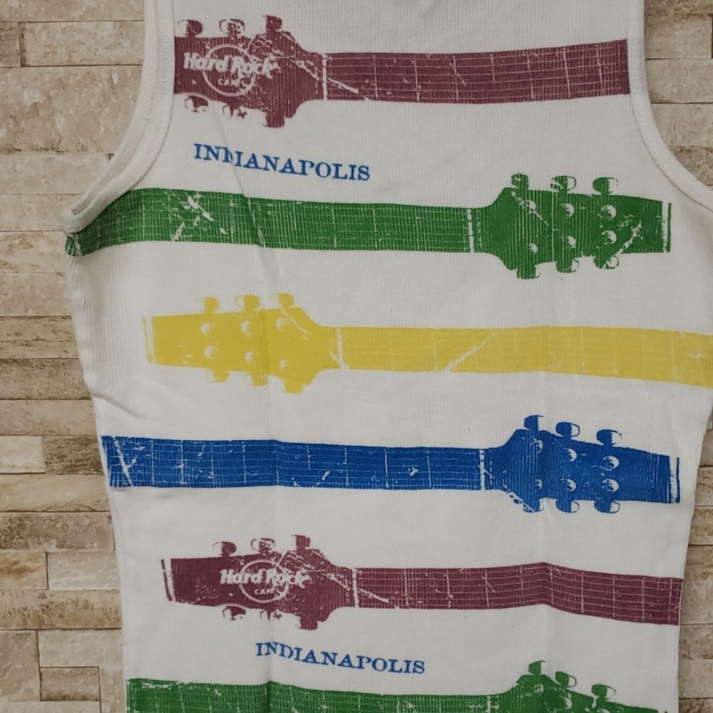 Hard Rock Cafe Hotel White Tank Skull - Picture 5 of 6